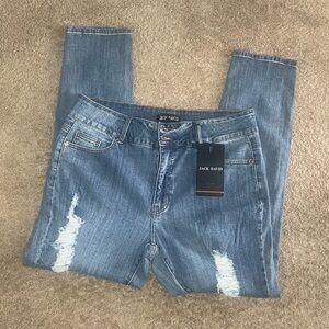 NWT! Jack David Distressed Blue Jeans